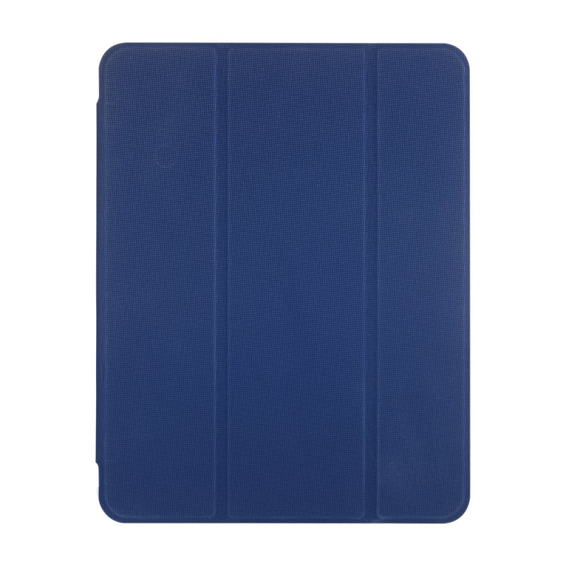 Tablet Protective Case: Blue Diamond Grain - Auto Sleep Wake Up Magnetic Induction Anti-fall Shockproof Slim Lightweight Cover With Tri-fold Stand Pencil Slot for Tablet Users - Image 4
