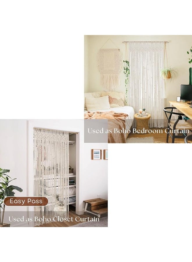 انتيكيانو ستارة مكرمية – ديكور يدوي من القطن – المقاس 100×213 سم - Image 4