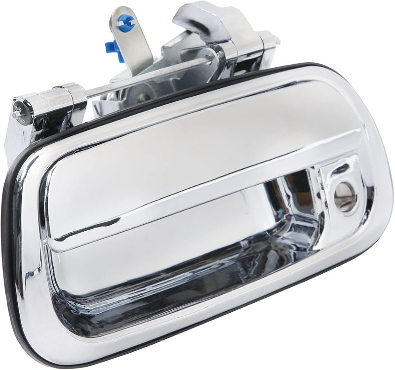 Gledewen Chrome Tailgate Handle for 2000-2006 Toyota Tundra with Keyhole - Image 1