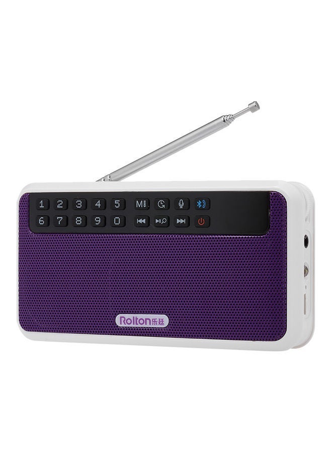 NIBEMINENT Rolton E500 Bluetooth Speaker purple