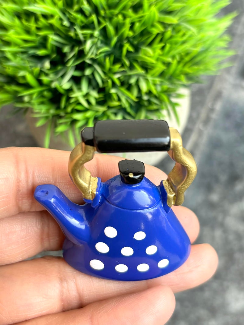 WARMINGO DE Kettle Miniature Fridge Magnet | Home Decor Item | Kitchen Decor Item | Imported Fridge Magnets (Blue), 1 Piece - Image 3