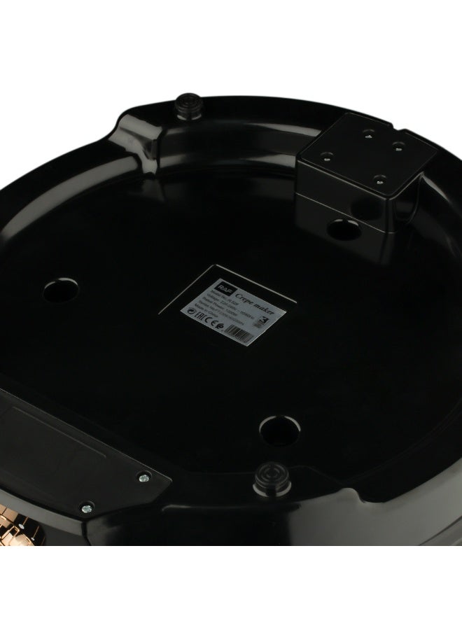 آر إيه أف صانعة الكريب الكهربائية RAF R.528 بقوة 1200 واط - سطح مقلاة غير لاصق، تحكم في درجة الحرارة، تسخين سريع، مثالية للكريب والفطائر والتورتيلا والأومليت - Image 4