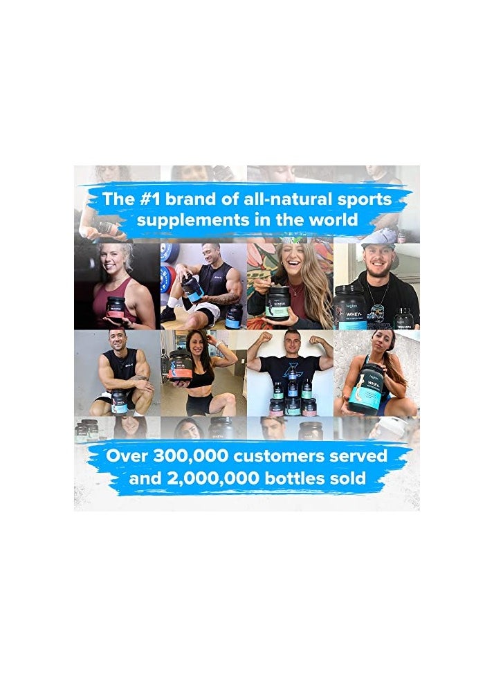 Legion Athletics - Whey+ Protein Powder Grass Fed Whey Isolate Naturally Sweetened And Flavored No Added Sugars 22 Grams Per Serving 2268 G/80 Oz/5.00 Lbs - 79 Servings - Dutch Chocolate - Image 1