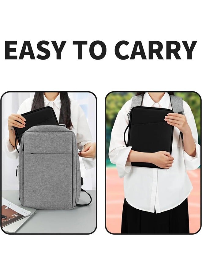 جي أس 10-8-11 منظّم حقيبة سفر الآي باد، لوح واقي مبطّن يحمل حقيبة كُكم، حقيبة لوحية، مناسبة للوحة حتى 11 بوصة أو أجهزة أخرى، أسود - Image 3