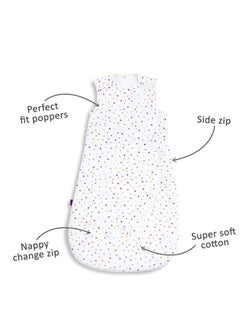 Snuz Pouch Sleeping Bag Fir Infant And Baby Clever Nappy Change Zip 100% Cotton For Temperatures If 21 - 23 Celsius Suitable From 0 To 6 Months Colourmulti Maximum Baby Length 68 Cm  - Image 2