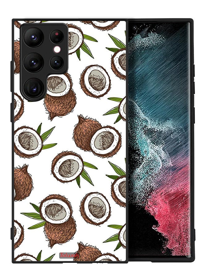 Tolwak Samsung Galaxy S22 Ultra 5G Protective Case Cover Coconut - Image 2