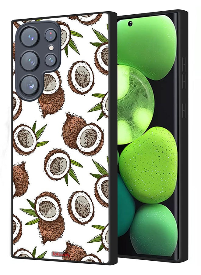 Tolwak Samsung Galaxy S22 Ultra 5G Protective Case Cover Coconut - Image 1