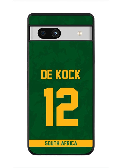 Cover for Google Pixel 7a 5G Case , Rugged Black Slim fit Soft Flexible Thin Protective Phone Cases - Player Name - David Miller, Jersey Number- 10