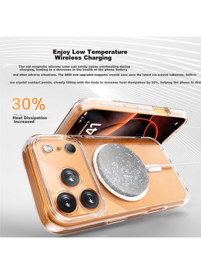 JD.com Jd Jingzao iphone 17 Phone Case Magnetic Attraction Apple 17 Protective Case Transparent Magnetic Anti-fall Magsafe Charging New Model - Image 3