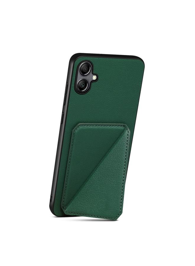 دينيور جراب خلفي من جلد العجل الصناعي لهاتف Samsung Galaxy S23 5G مع حامل - Image 2