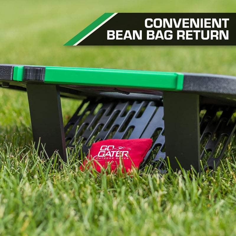 EastPoint Sports Go! Gater Corn Hole Outdoor Game - 24" x 18" Junior Size Portable Waterproof Bean Bag Toss Set - Includes 8 Cornhole Bean Bags - Image 5