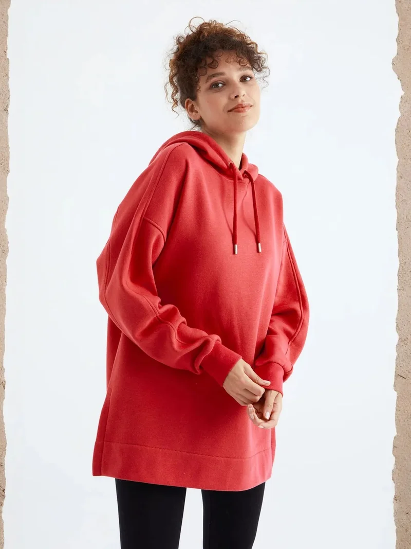 تومي لايف TOMMY Oversized Hooded Sweatshirt With Pocket