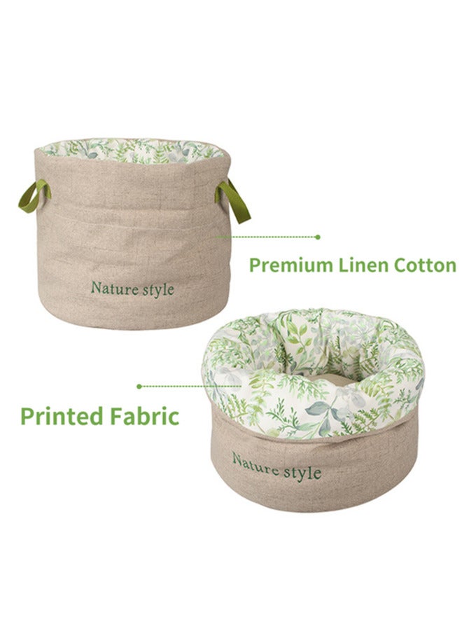 Assperdisc Dual-Sided Cat Bed with Removable Cushion，Portable Machine Washable & Foldable Pet Bed for Indoor Cats & Dog,Soft Fluffy Cotton-Linen Design  - Image 5