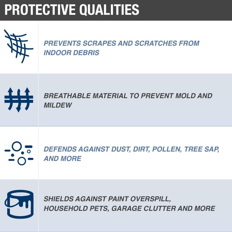 Budge Indoor Stretch Car Cover - Luxury Indoor Protection, Fits Cars up to 264", Black - Image 2