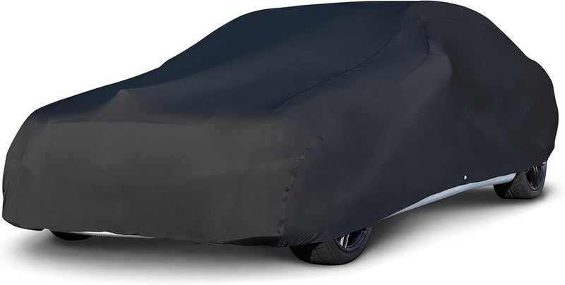Budge Indoor Stretch Car Cover - Luxury Indoor Protection, Fits Cars up to 264", Black - Image 1