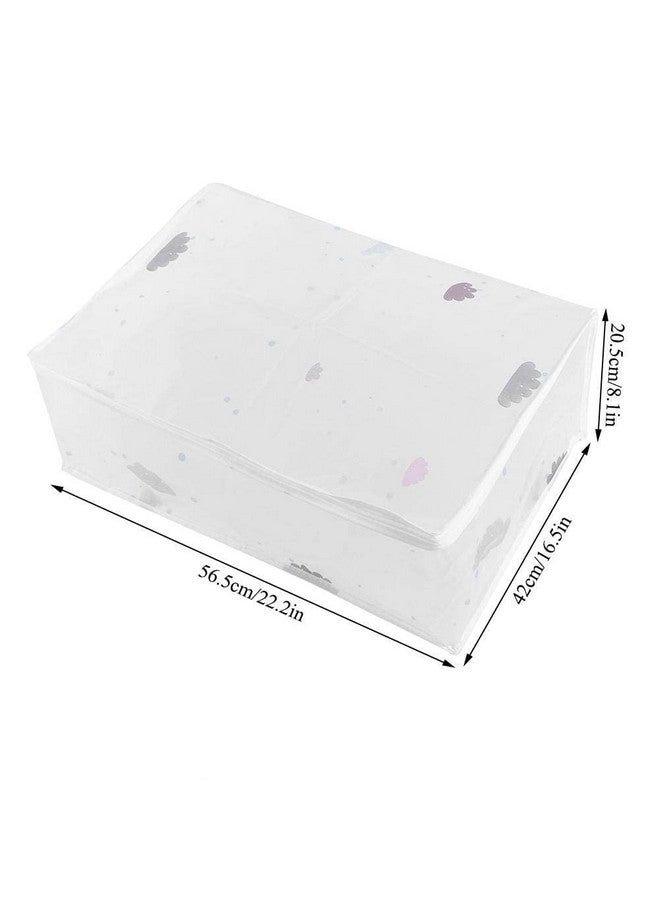 CABLE GALLERY CABLE GALLERY Dust Proof Blanket Storage Organizer, Moisture Proof Mildew Proof Quilt Storage Bags, for Storing Quilts Coats, Jackets Home Use Pillows, Blankets (3)  - Image 3
