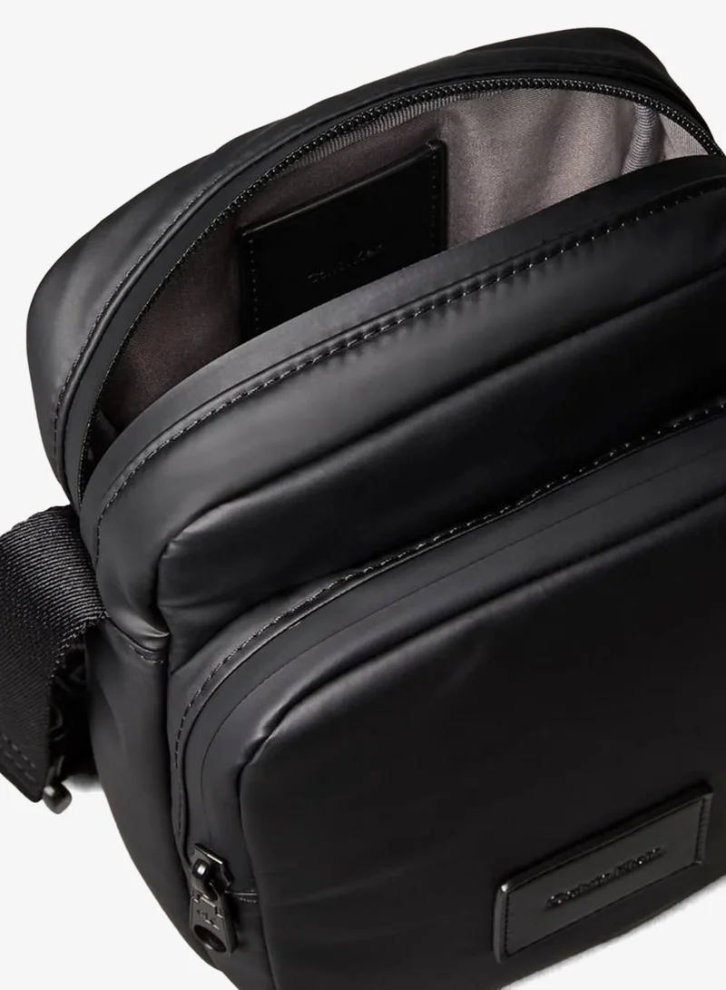 Calvin Klein Black Puffer Utility Reporter Bag for Men | Best Price UAE