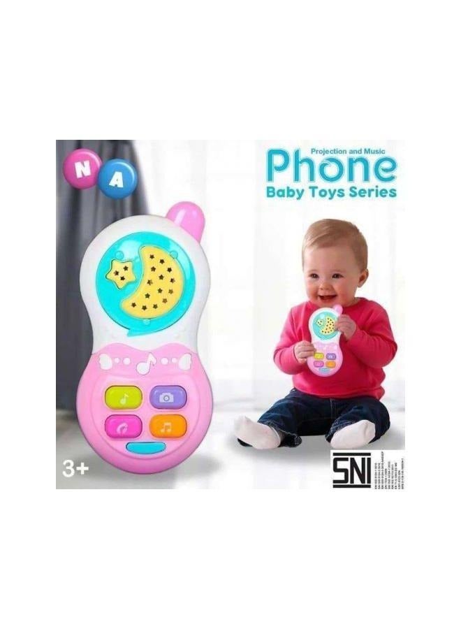 Baby Landline Phone with Sound, Music, and Lighting – Interactive Toy for Sensory Development