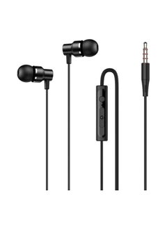 RIVERSONG RIVERSONG Bass Pro Wired Earbuds with 3.5MM Jack, Mic & Volume Control, Black  - Image 1