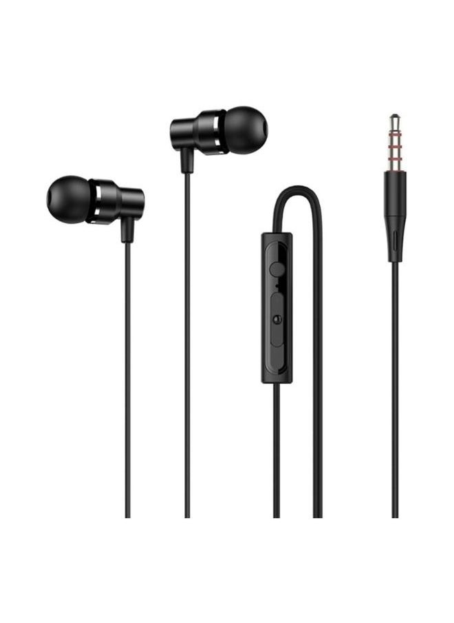 RIVERSONG RIVERSONG Bass Pro Wired Earbuds with 3.5MM Jack, Mic & Volume Control, Black  - Image 1