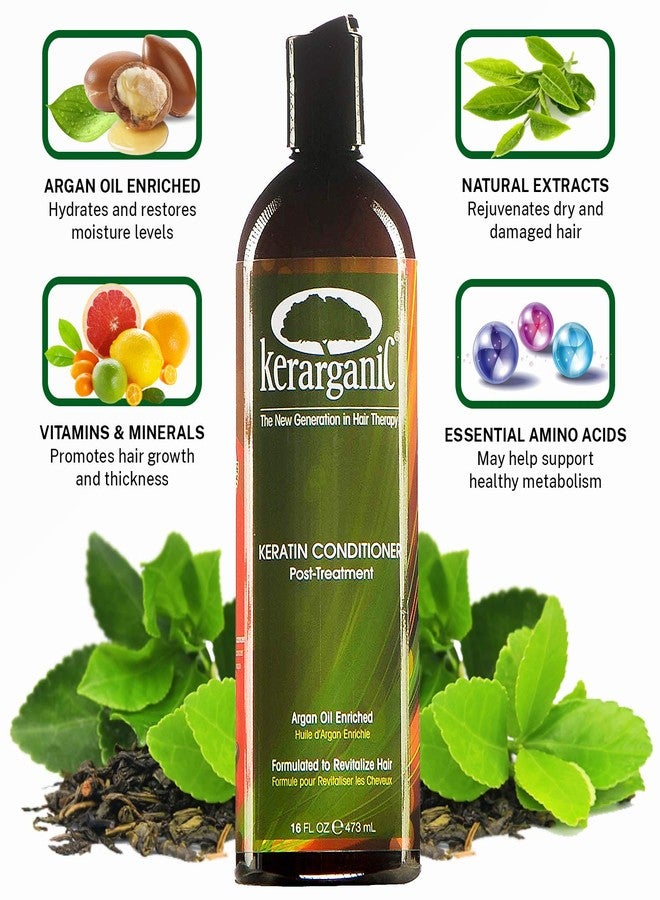 kerarganic ORGANIC KERATIN TREATMENT - POST-TREATMENT CONDITIONER - 16oz - Image 2