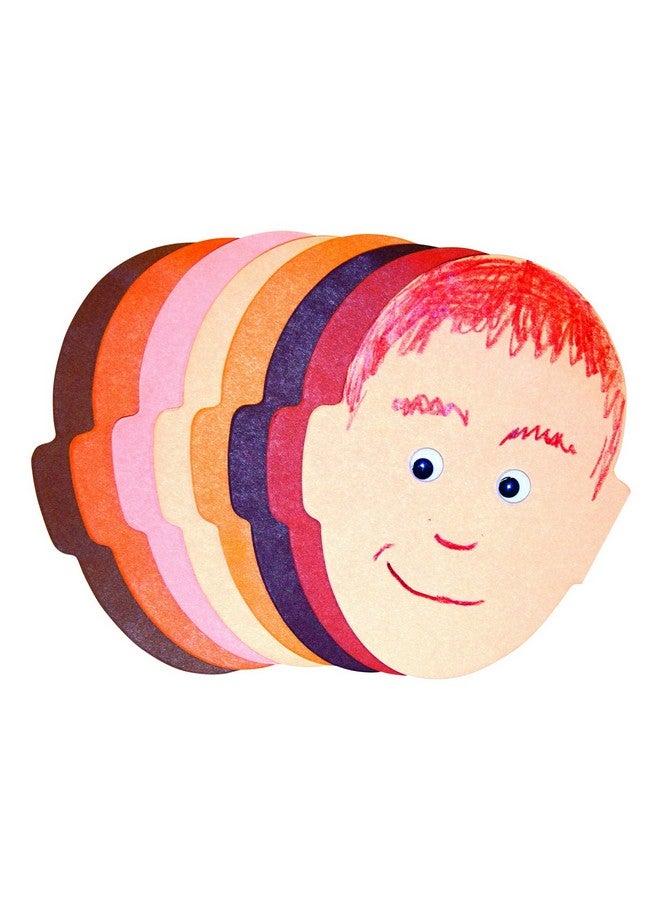 Roylco Funny Face Pad, 5 x 8 Inches, Assorted Colors, 50 Sheets - Image 1