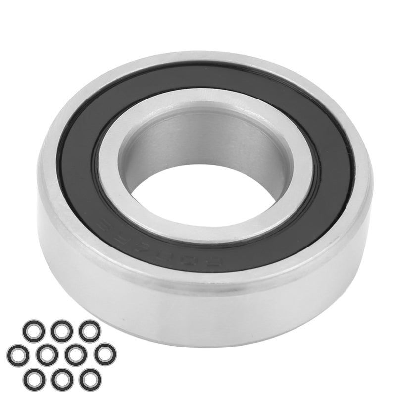 Miniature Deep Groove Ball Bearings 20mm Inner Diameter 42mm Outer Diameter 12mm Thickness 10pcs - Rubber Sealed Steel Bearings for Small Hobby Shaft Projects - Image 3