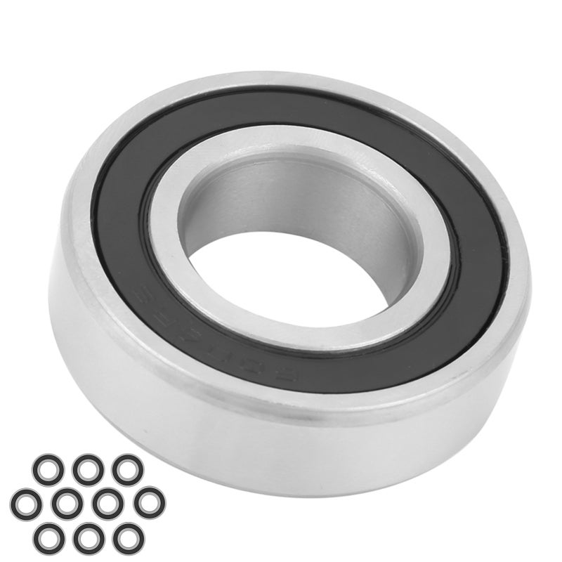 Miniature Deep Groove Ball Bearings 20mm Inner Diameter 42mm Outer Diameter 12mm Thickness 10pcs - Rubber Sealed Steel Bearings for Small Hobby Shaft Projects - Image 5