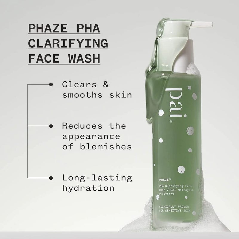 PAI SKINCARE London | PHAZE PHA Clarifying Face Wash, Blemish & Blackhead Control, Sulphate Free, Clinically Proven for Sensitive Skin, 100ml - Image 3