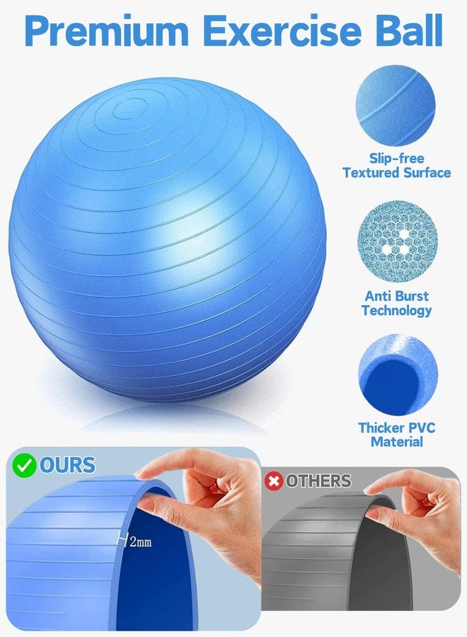 Glazeal Cardio Drumming Set, Glazeal 15.6" Exercise Ball with Pump & Cardio Drumming Sticks Adults Premium Aerobic Drumming Kit for Stability, Rhythm, Gymnastics - Image 3