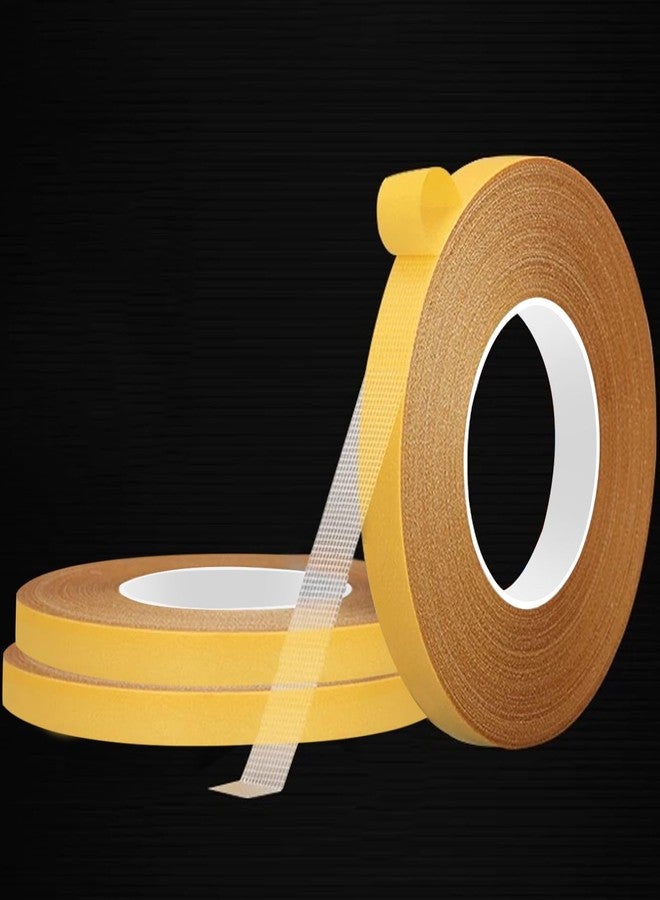 KAIYUER 3 Pack Double Sided Tape Heavy Duty,High Stickness Clear Tape for Making DIY Crafts, Paste Photo, Rug Fixed, Floor,Wall Decor,Office Decor,No Glue Residue,0.39in x 66FT, - Image 1