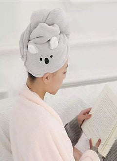 ماركة غير محددة فوط لتجفيف الشعر مايكروفايبر على شكل ارنوب  - Image 3