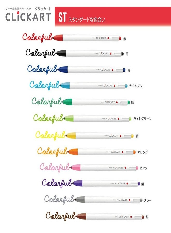 Zebra Technologies Zebra Knock Felt Pen, CLICKART, red - Image 4