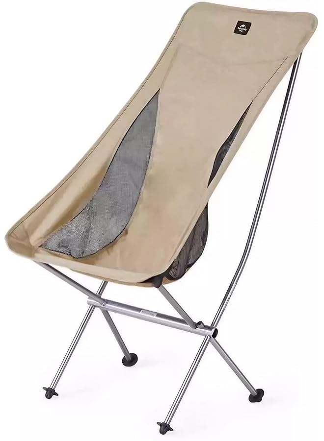 PROMASS Outdoor Chair, High Back, Ultra Lightweight, Camping Chair, Foldable, Compact, Backrest, Chair with Headrest, Fishing, Picnic, Hiking, - Image 1