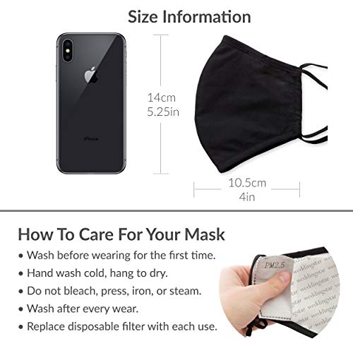 WEDDINGSTAR 3-Ply Kid's Washable Cloth Face Mask Reusable and Adjustable with Filter Pocket - Basketball - Image 5