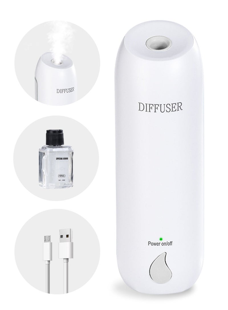 توبونيكس موزع عطري، موزع زيوت عطرية، موزع قابل لإعادة الشحن 2 في 1 للطاولة وللتثبيت على الحائط مزود ببطارية 500 مللي أمبير، 3 أوضاع للرذاذ، يشمل زجاجة فارغة - Image 1