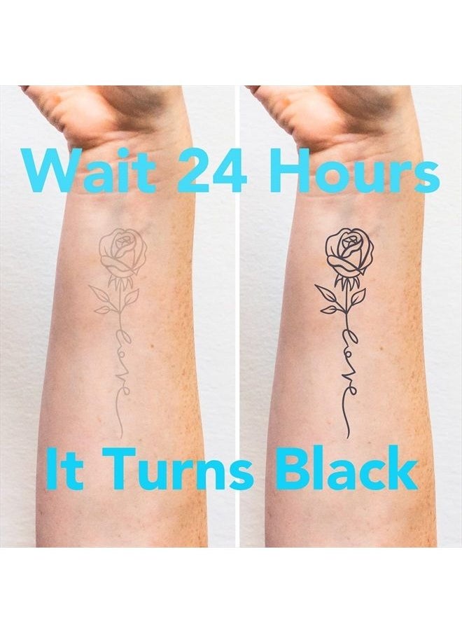 5X2Y - Tattoo Tech, Long Lasting Temporary Tattoos, Last 1-2 Weeks, Waterproof, Semi Permanent Tattoo, Realistic look, No Adhesive, No reflection (Butterfly) - Image 1