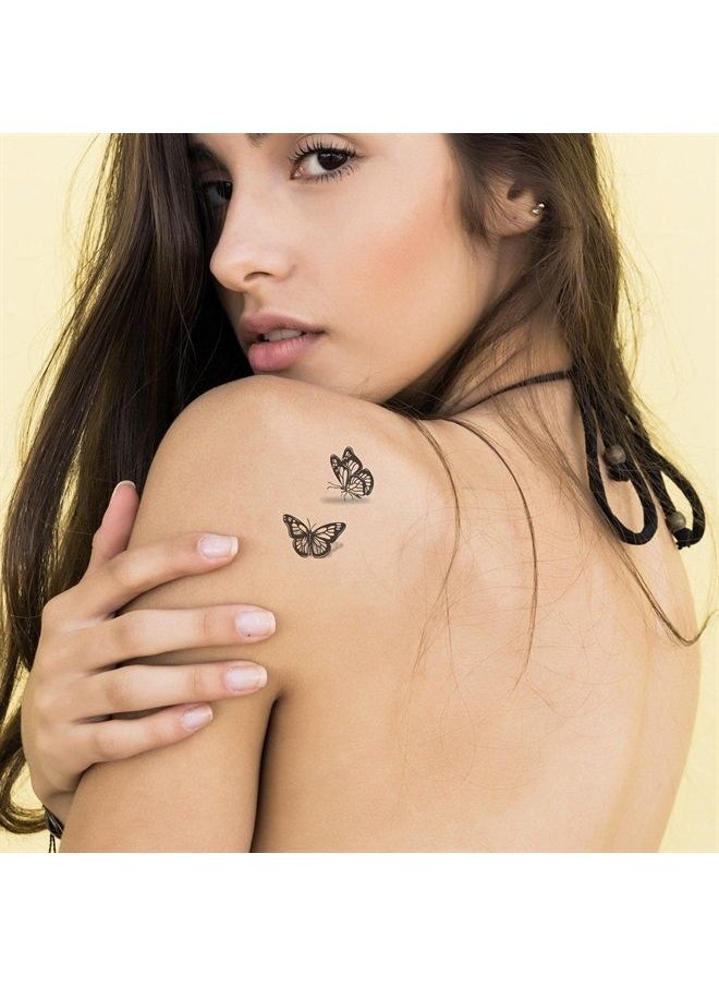 5X2Y - Tattoo Tech, Long Lasting Temporary Tattoos, Last 1-2 Weeks, Waterproof, Semi Permanent Tattoo, Realistic look, No Adhesive, No reflection (Butterfly) - Image 1