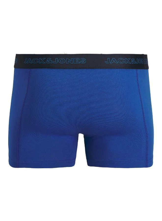 JACK & JONES  3 Pack Of Logo Trunks for Men | Best Price UAE