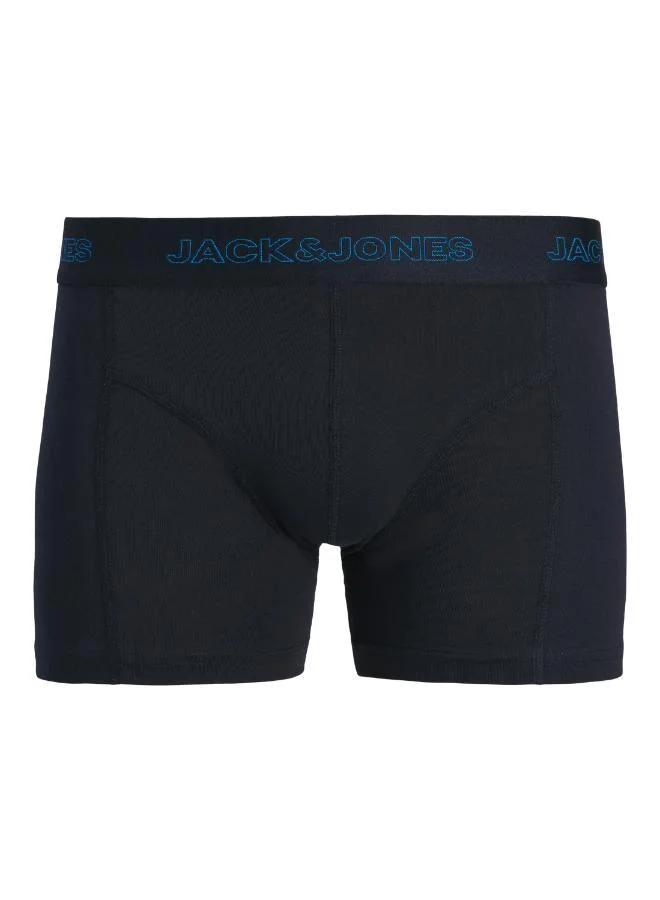 JACK & JONES  3 Pack Of Logo Trunks for Men | Best Price UAE