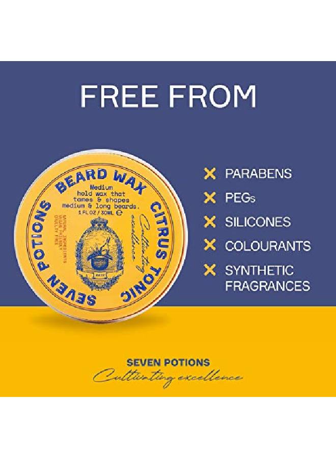 Seven Potions Beard Wax 1 Oz. Natural Beard Styling Wax For Medium Hold. Shape And Nourish Your Beard While Looking Natural. Doesn'T Make The Beard Stiff (Woodland Harmony) - Image 4