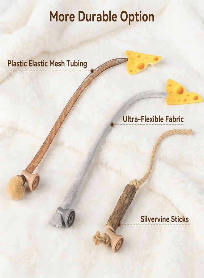 Migipaws Cat Toy Replacement Tails 3 Pack Compatible MigiMouse Cat Toy for Indoor Cats - Image 2