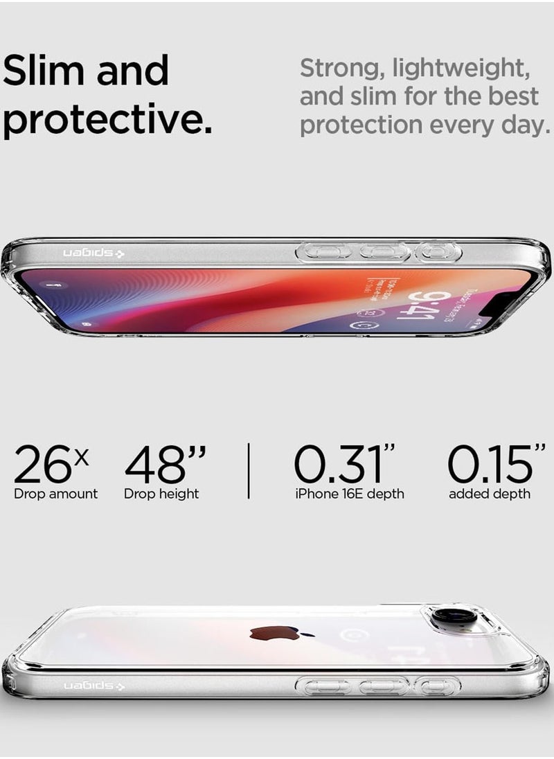 Ultra Hybrid iPhone 16e Case Cover (2025) - Crystal Clear