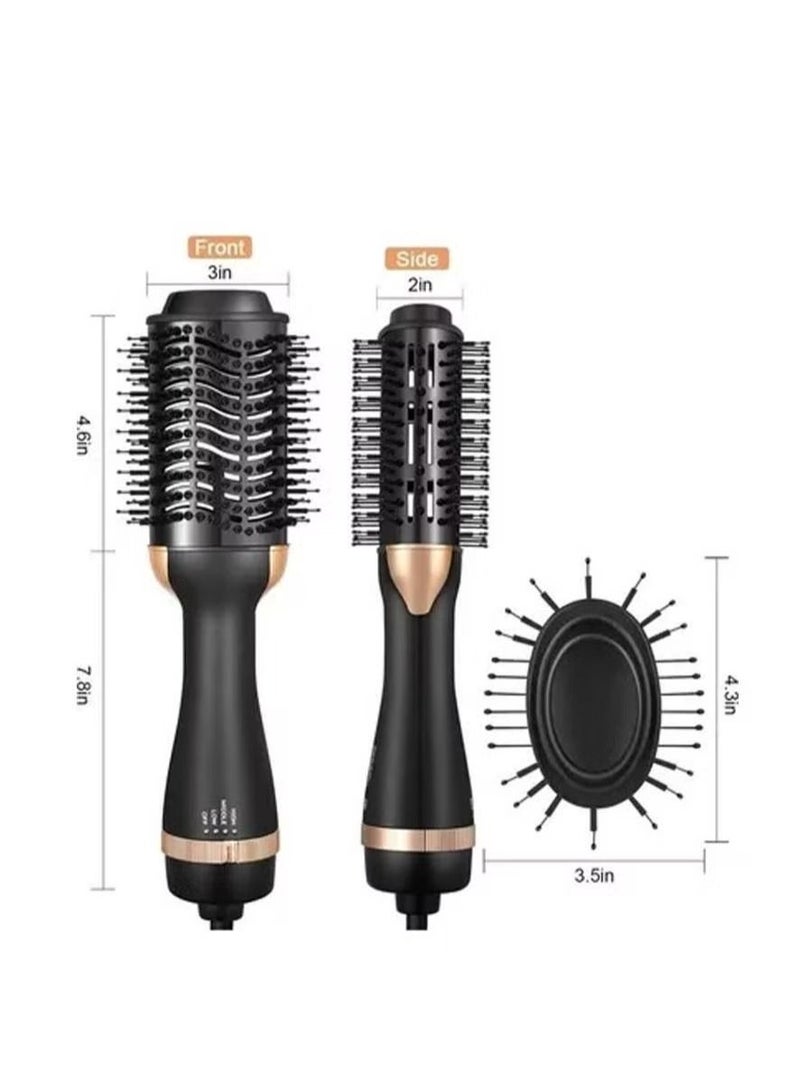 إيف مصفف الشعر وفرشاة تكثيف الشعر ، مصفف الشعر للاستقامة ، التجعيد ، مجفف الشعر بالهواء الساخن الخزفي بالأيونات السالبة في الصالون - Image 2