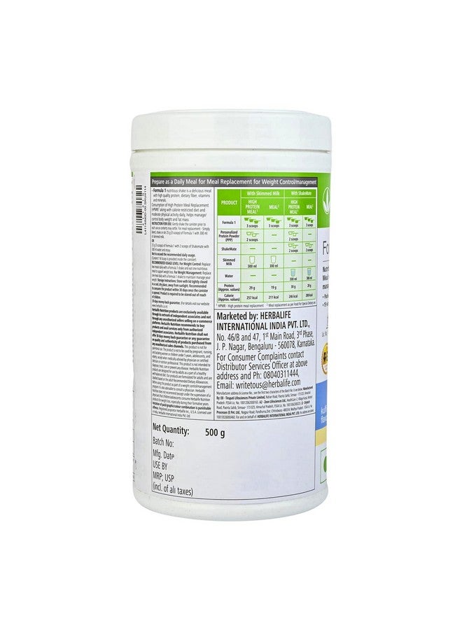 Herbalife Formula 1 Nutritional Shake Mix - Kulfi Flavor | 500g | Meal Replacement - Image 4