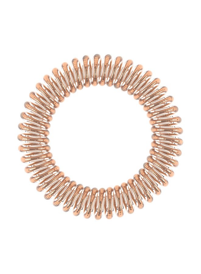 invisibobble Original Traceless Spiral Hair Ties Pack Of 8 (Extra Slim Bella Rosa And Bronze) - Image 3