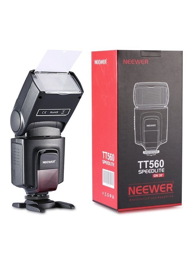 TT560 Flash Speedlite with CT-16 Wireless Trigger and Hard Diffuser Kit for Canon Nikon Panasonic Olympus Pentax and Other DSLR Cameras