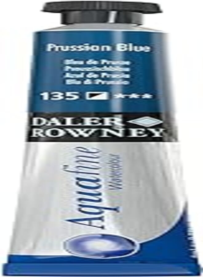 Daler Rowney 131008135 Aquafine Water Color, 8 ml - Prussian Blue