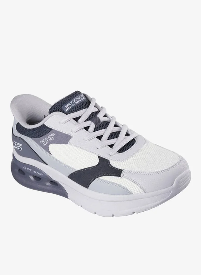 سكيتشرز Men Bobs Arc Waves 2.0 Lace Up Ankle Sneakers