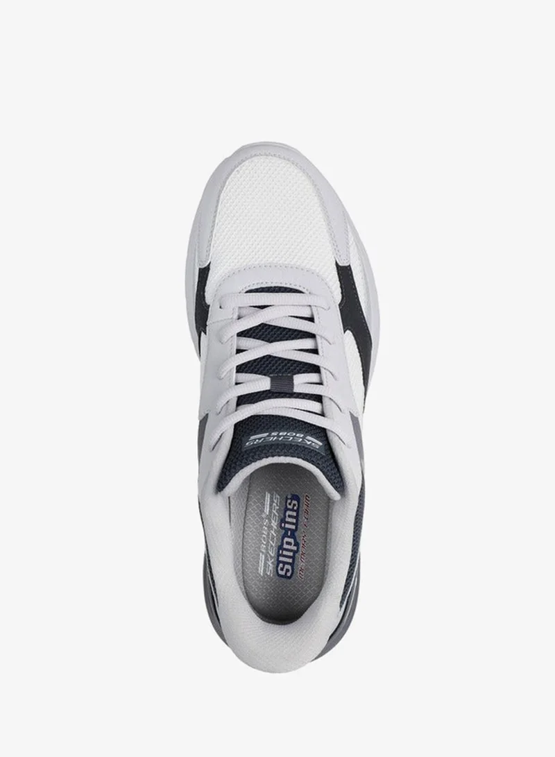 سكيتشرز Men Bobs Arc Waves 2.0 Lace Up Ankle Sneakers